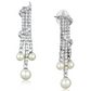 3W939 - Rhodium Brass Jewelry Sets with AAA Grade CZ  in Clear