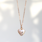 Pearl heart necklaces