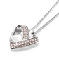 Silver Plated Infiniti Heart Necklace